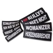 Paire de Logos pour harnais avec 50 textes au choix